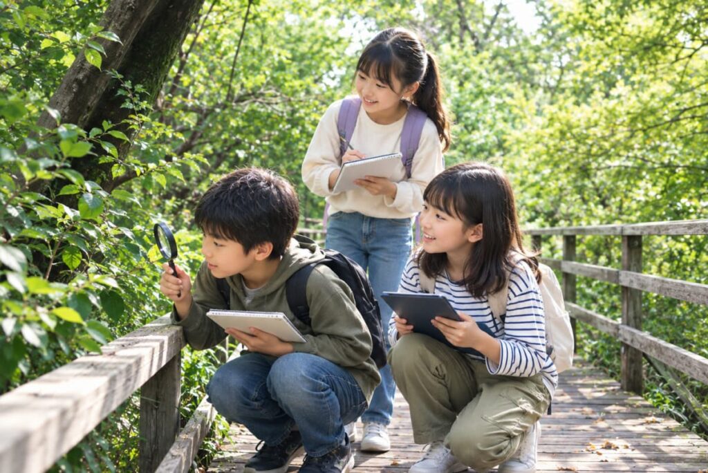 トイベースでの活動をイメージした子どもたちの様子